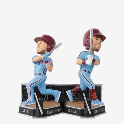 JT Realmuto Kyle Schwarber Philadelphia Phillies 2022 Silver