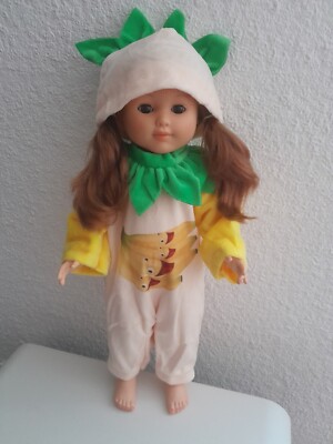 Puppenkleidung 40 cm Marie Françoise Petit Collin Overall Banane 