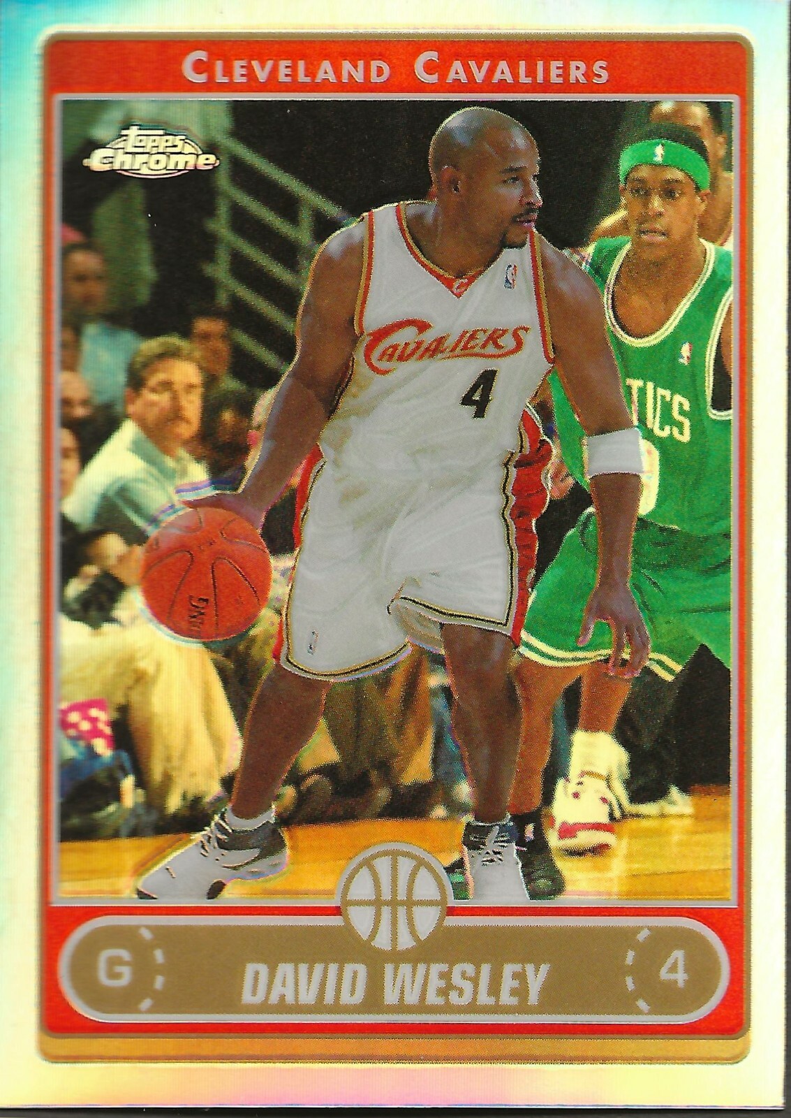 2006-07 Topps Chrome David Wesley Refractor #125