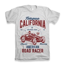 Torque California T Shirt Mens Cars Hot Rod Original Engine Ls Motor Custom