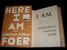 Jonathan Safran Foer signed Here I Am 1st print hardcover book signed in person
