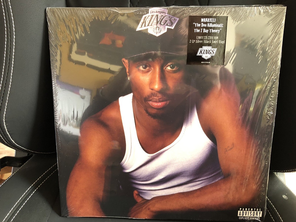2PAC KILLUMINATI THE 7 DAY THEORY LA KINGS EDITION SILVER VINYL