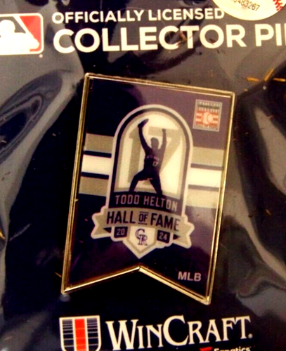 Colorado Rockies Todd Helton pin 2024 Hall of Fame #17 CR MLB - Picture 6 of 7