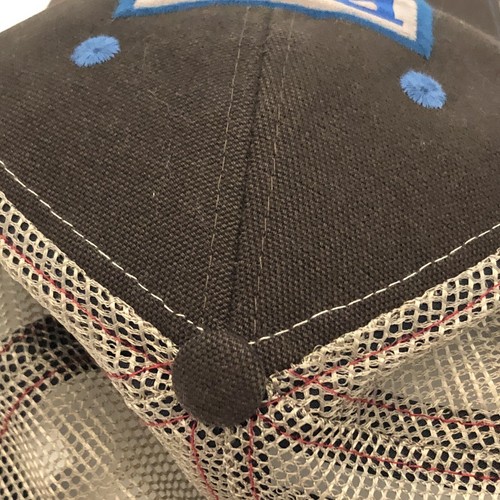 Bass Pro Shop Red White Blue Inspired Brown Mesh Snapback Trucker Hat - Picture 15 of 15
