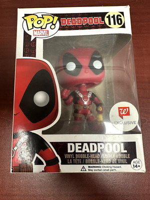 Funko Pop! Marvel: Deadpool (Rubber Chicken) #116 Walgreen s Exclusive 
