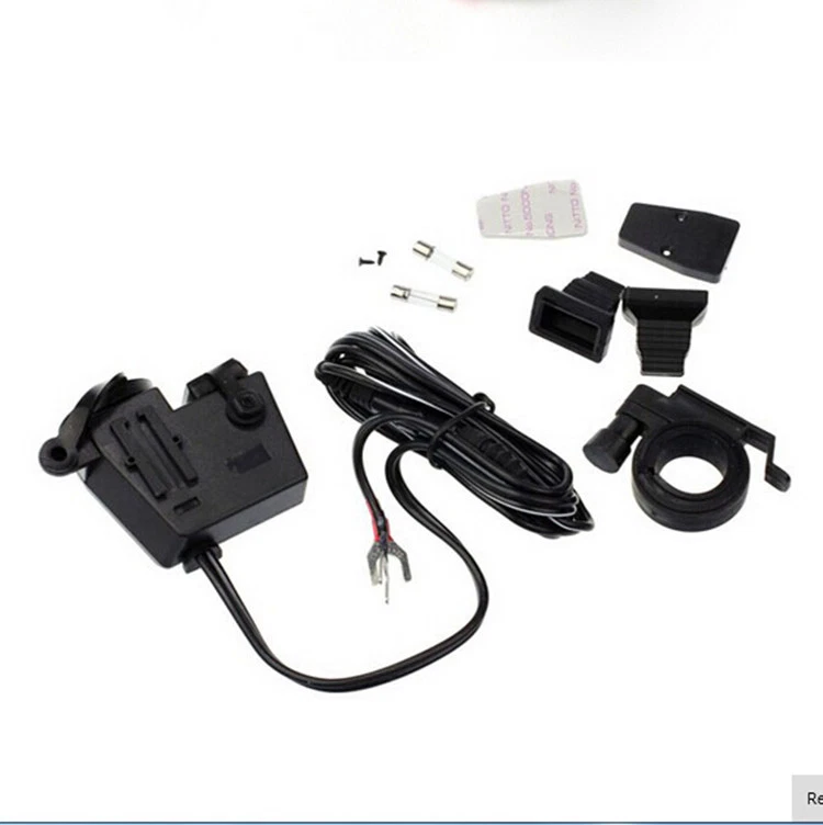 Tomada de energia para motocicleta porta USB à prova d'água GPS isqueiro carregador de telefone - Imagem 4 de 4