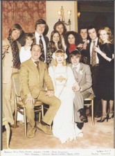 Jack Wild Wedding 1975 Original 12x16 Mounted Photo Jane Seymour Ron Moody