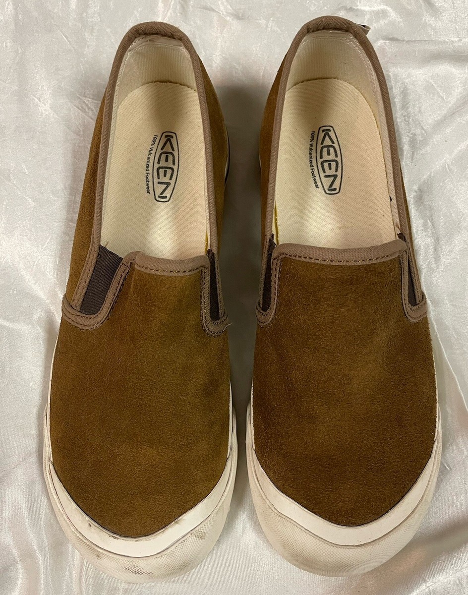 Keen Mens Slip On Suede Casual Shoe Brown Size 9.5 | eBay display picture 1