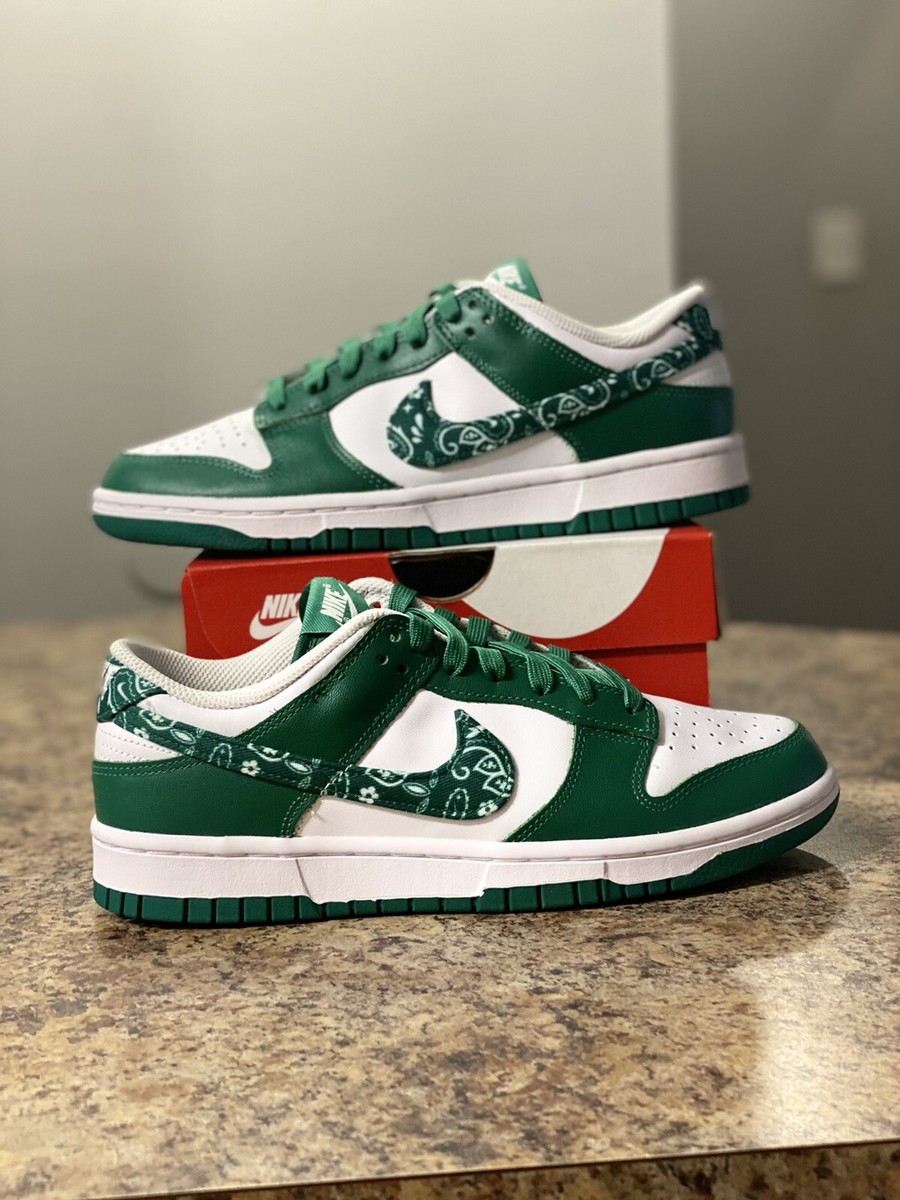 グリーンアップルデース Nike Dunk Low ESS Paisley Pack Green Wmns DH4401-102 Size
