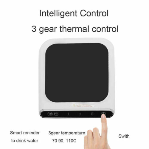 Smart USB Coffee Mug Warmer Tea Milk Cup Heater Pad Heating Plate Office Home - Picture 9 of 12