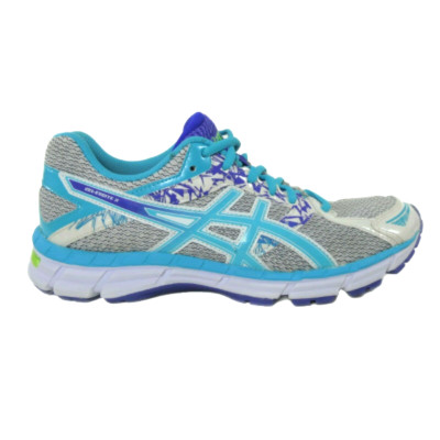 Asics Women's Gel Excite 3 T5C5Q White Blue Size 9 Running Shoes Lace Up
