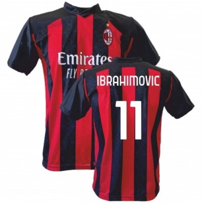 MAGLIA 2021 TAGLIA M IBRAHIMOVIC AC MILAN MAGLIETTA BAMBINO REGALO NATALE  ADULTO | eBay