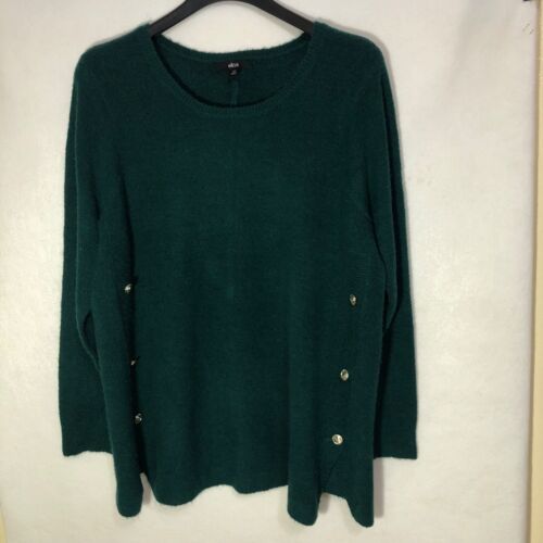 Ellos Damen Pullover Übergröße 18/20 Gold Anker Knopf Business Freizeit Büro