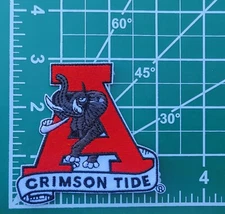 Alabama Crimson Tide Elephant Name Iron/Sew On Embroidered Patch~ FREE Tracking!