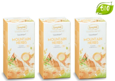 Ronnefeldt Tee BIO 3x25 Teebeutel Teavelope Mountain Herbs Rooibos Kräutertee