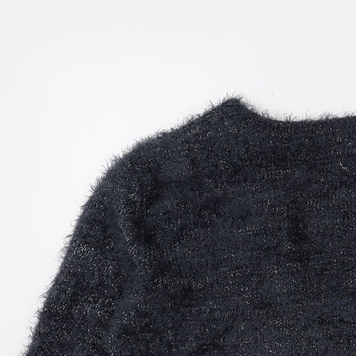 Zara Girls Grey Acrylic Blend Cardigan Size 13 Years - Picture 5 of 12