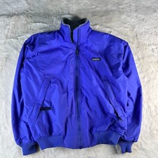 VTG Patagonia Boys/Girls Size 8 Blue Fleece Lined Bomber Jacket Style 28129 USA