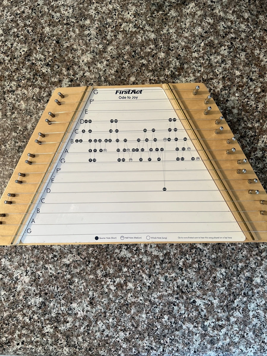 First Act Lap Harp W/ Song Cards Restring Guide Evolution