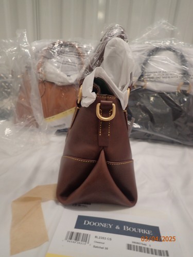 Dooney & Bourke Florentine Umhängetasche 30 Orig Verpackung 458 $ Chestnut - Bild 9 von 14