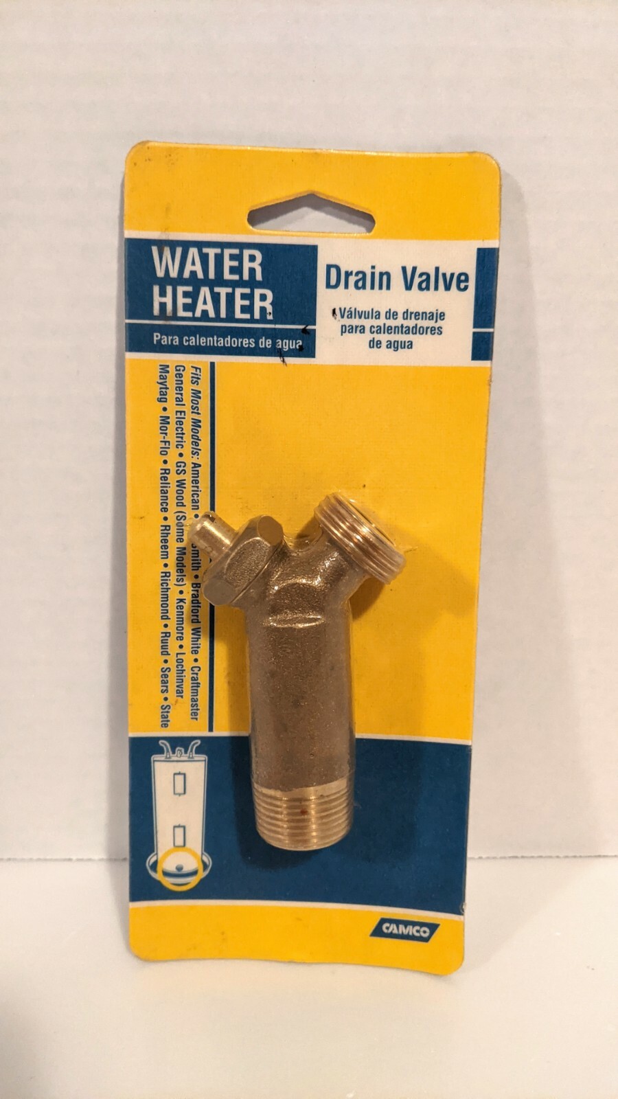 CAMCO Brass 3/4u0026#034; Water Heater Drain Valve #15104 Brand New Fits Most  models | eBay