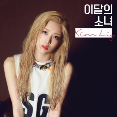K-POP MONTHLY GIRL LOONA Single Album Kim Lip B Ver. CD+Photobook+