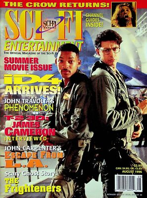 Sci-Fi Entertainment Magazine August 1996 ID 4 Will Smith Jeff Goldblum, T-2 3D