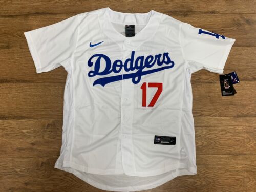 SHOHEI OHTANI #17 Los Angeles Dodgers White Home Jersey Men's Size Large
