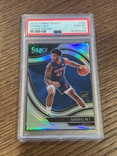 PSA 10 2020-21 Panini Select Saddiq Bey RC Courtside Silver Prizm Rookie #282