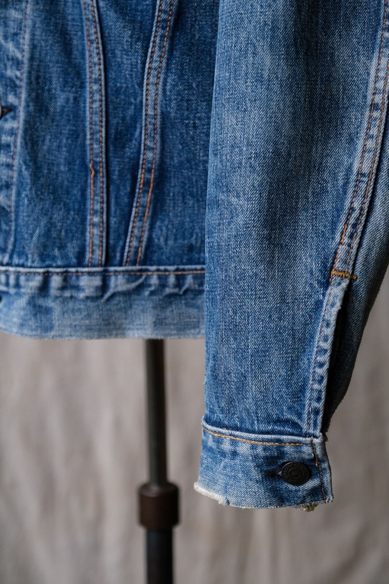 Levi's 1970's 70505 Big E Type III Denim Trucker Jacket 525 Button