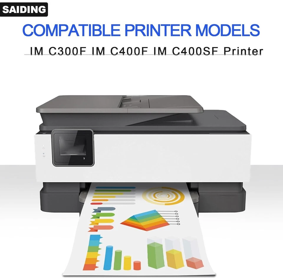 IM C400 IM C300 Toner Cartridge Replacement for Ricoh Lanier Savin IM C300F IM C - Image 3 of 4