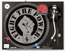 Public Enemy Fight The Power - 7"-12" DJ slipmat for LP turntable record player