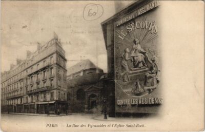 CPA PARIS 1. - La rue des Pyramides (58065)