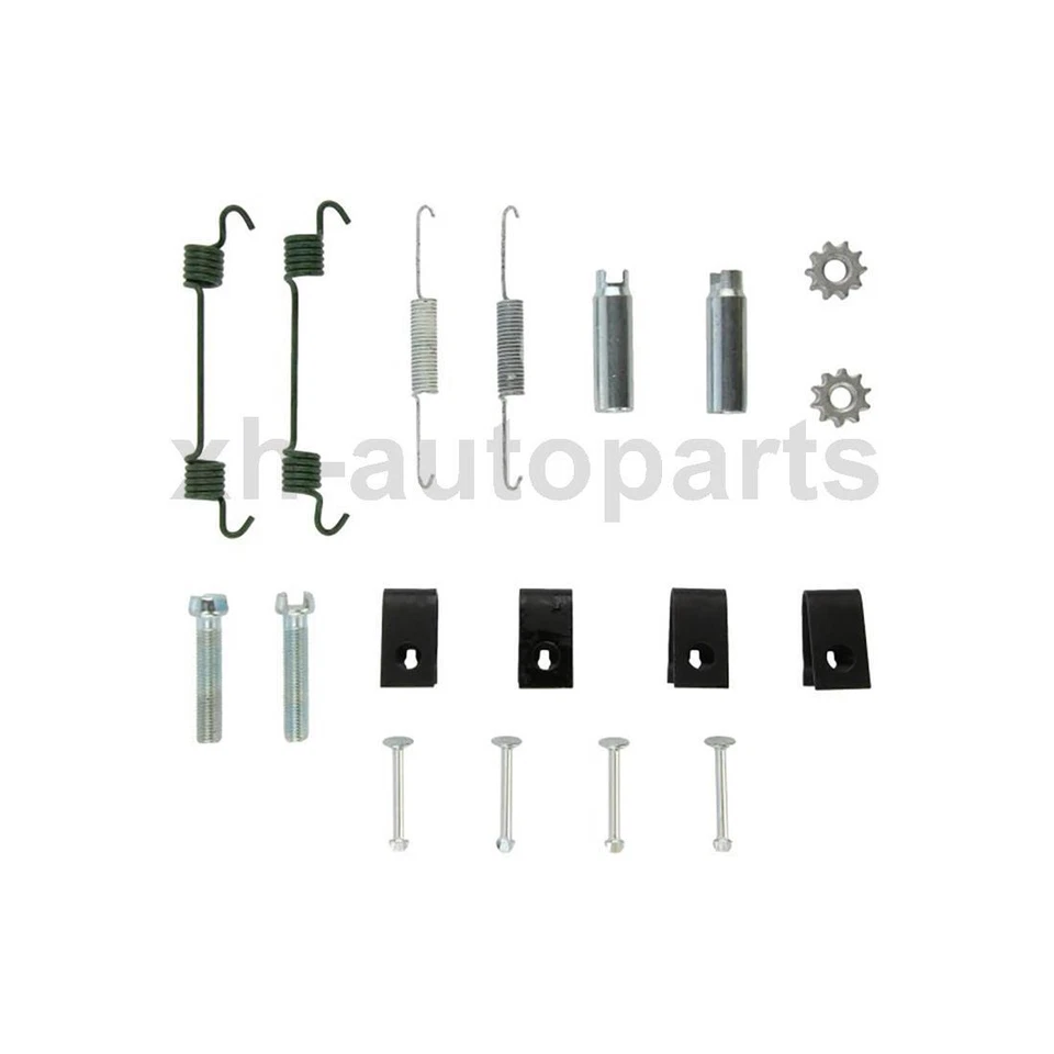 Kit de zapatas de freno de estacionamiento trasero y herrajes para Mercedes-Benz ML320 1999~2003 Foto 3 de 4