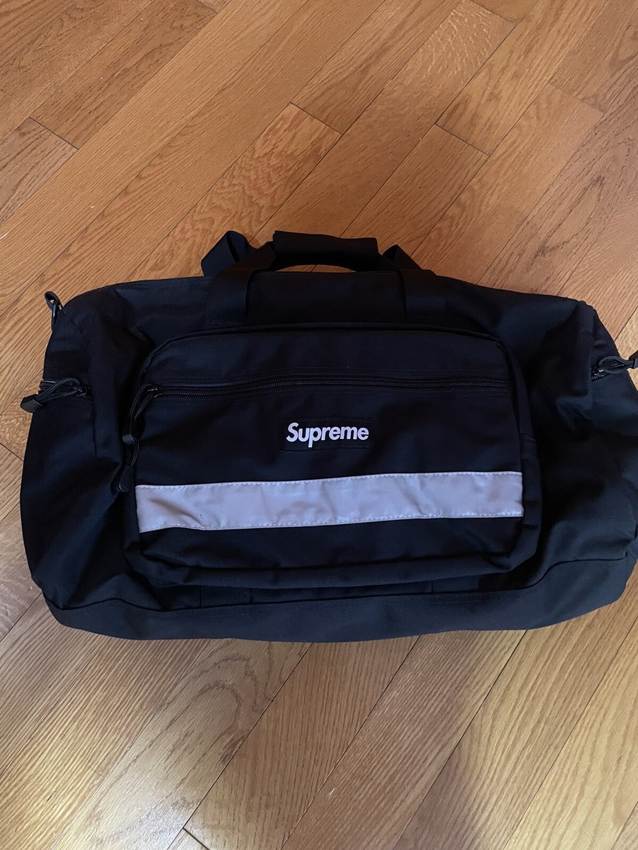 バッグ supreme Duffle Bag Supreme Duffle Bag Black - FW17 - US