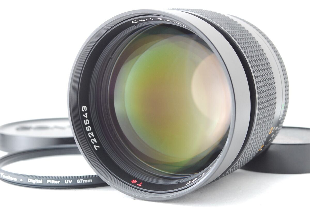 Contax Carl Zeiss Planar 85mm f/1.4 MMJ Portrait MF Lens C/Y Contax Carl Zeiss Planar 85mm f/1.4 MMJ Portrait MF Lens C/Y
