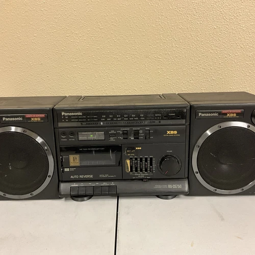 Vintage Panasonic RX-CS750 Portable Stereo Component System Boombox 1989 - Used