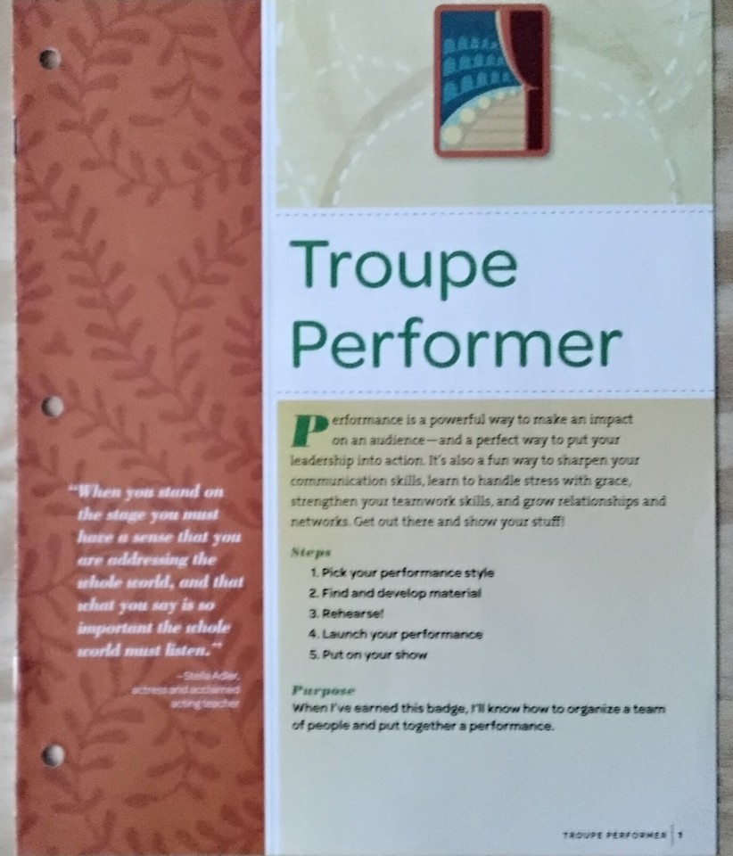 Girl Scout Senior Badge Requirements Pamphlets Lot Of 10 eBay