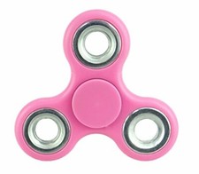 Pink Fidget Hand Spinner - (SP-PINK/SILVERRINGS)