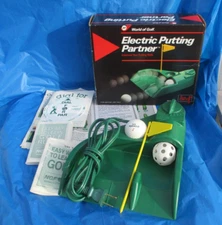 NOB ELECTRIC PUTTING PARTNER Training Machine /World of Golf USA made  Vtg 120V