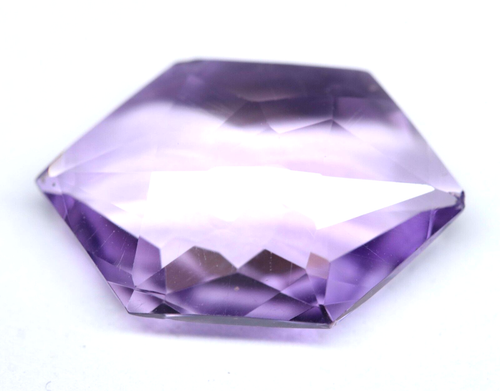 Certified 4.20Ct Natural Amethyst Uruguay Untreated Brillant Cut Loose Gemstone - Picture 4 of 6