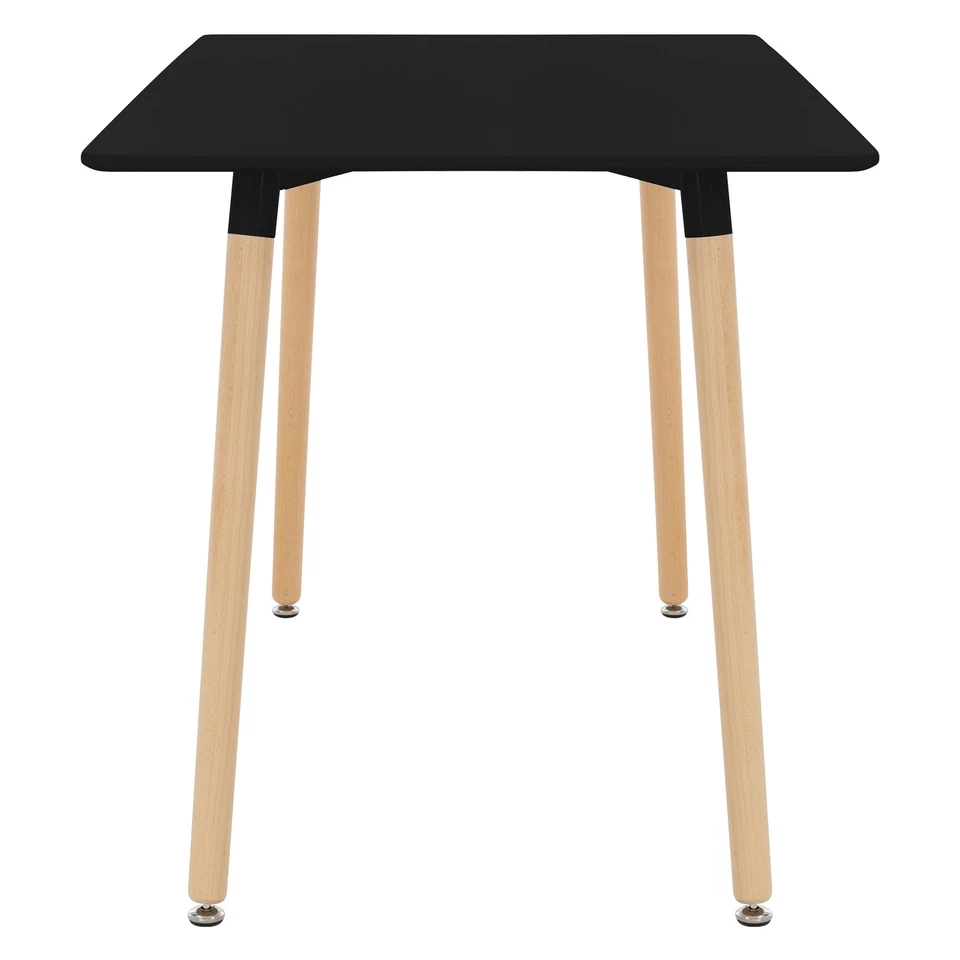 Mesa rectangular de madera para comedor 120x70x74,5 cm apta para 4-6 personas - Imagen 3 de 4