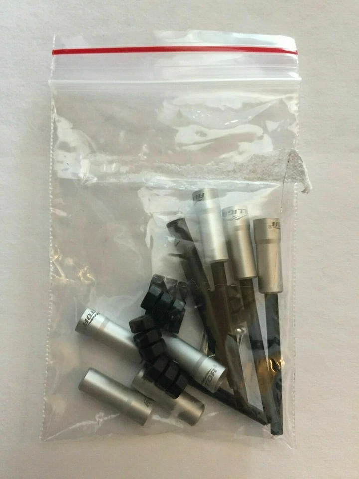 Kit de cables de freno delanteros/traseros 'blancos' para bicicleta cocodrilo (ADECUADO PARA CAMPAGNOLO) Foto 3 de 4