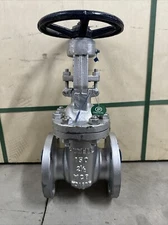 Powell 2-1/2" Gate Valve, WCB Class 150# Flanged, 285psi @ 100F, B16.34, 2.5 in
