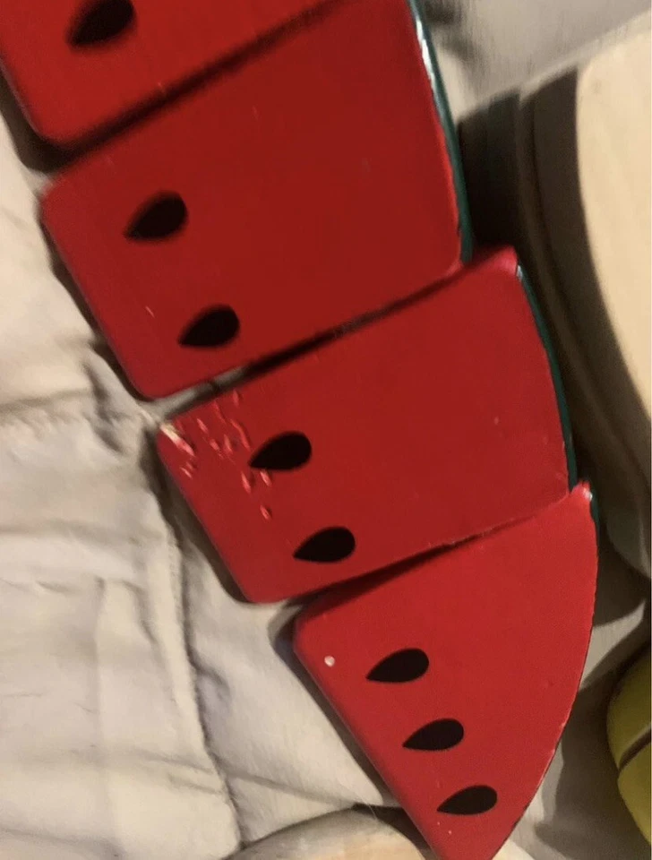 COMIDA DE JUEGO DE MADERA MELISSA AND DOUG CORTAR Y REBANAR Foto 3 de 4