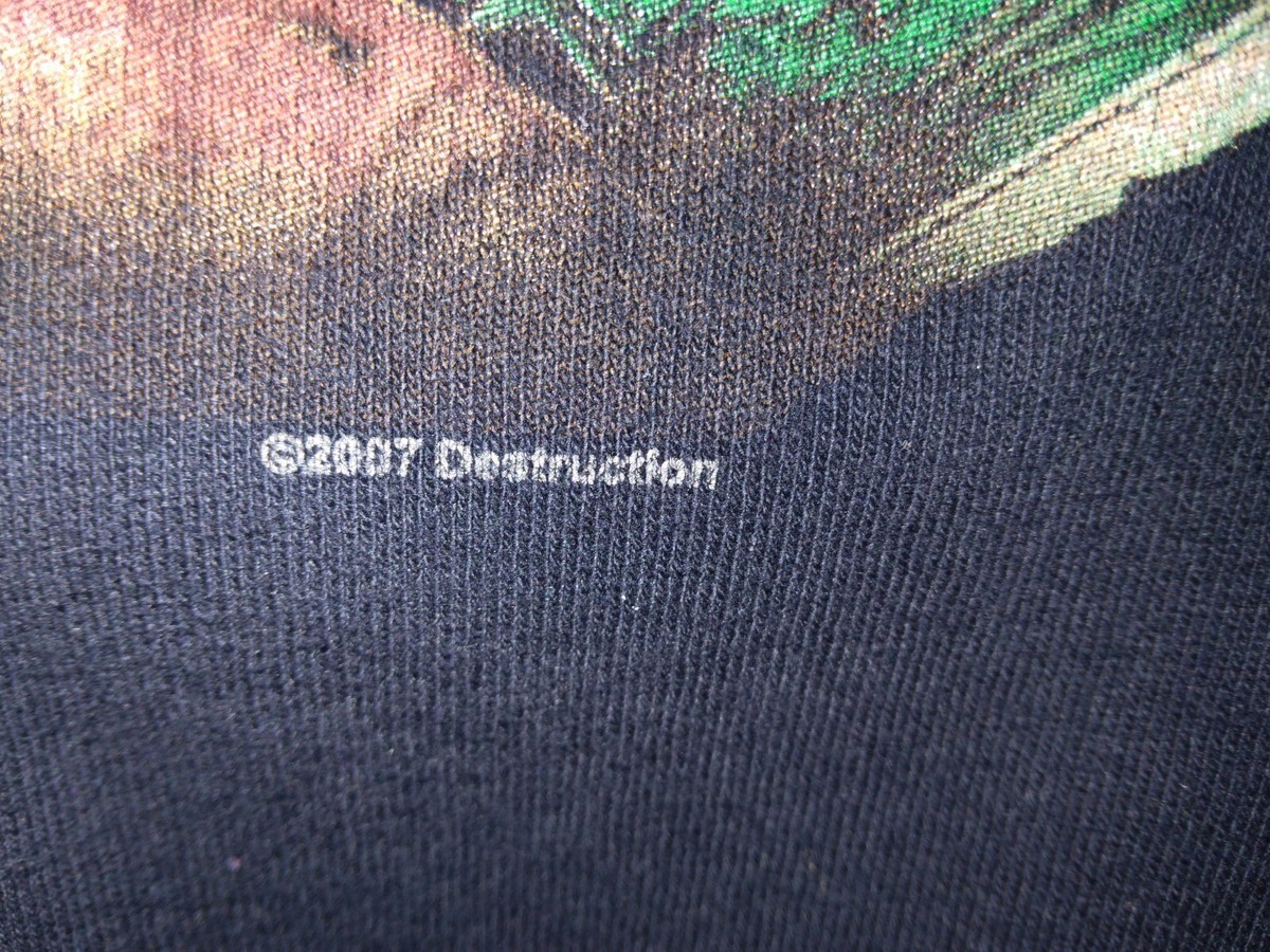 DESTRUCTION THRASH ANTHEMS '07 TOUR SHIRT | eBay