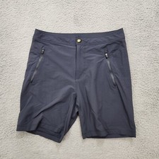 Mack Weldon Shorts Mens Small Blue Navy 4 Way Active Performance Perforated