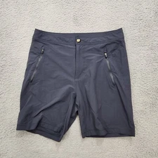 Mack Weldon Shorts Mens Small Blue Navy 4 Way Active Performance Perforated