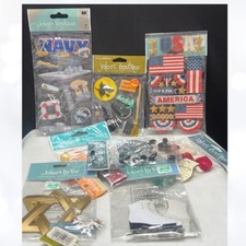 Jolees Boutique HOLIDAYS Christmas Military 3D Crafting Stickers Lot of 12
