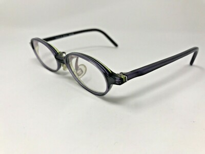 BADA-X Eyeglasses Frame Los Angeles BX311 44-17-135 Clear Purple/Green XZ33