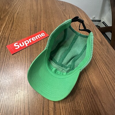 Supreme Ss21 String Camp Cap Green Great Condition! With sticker